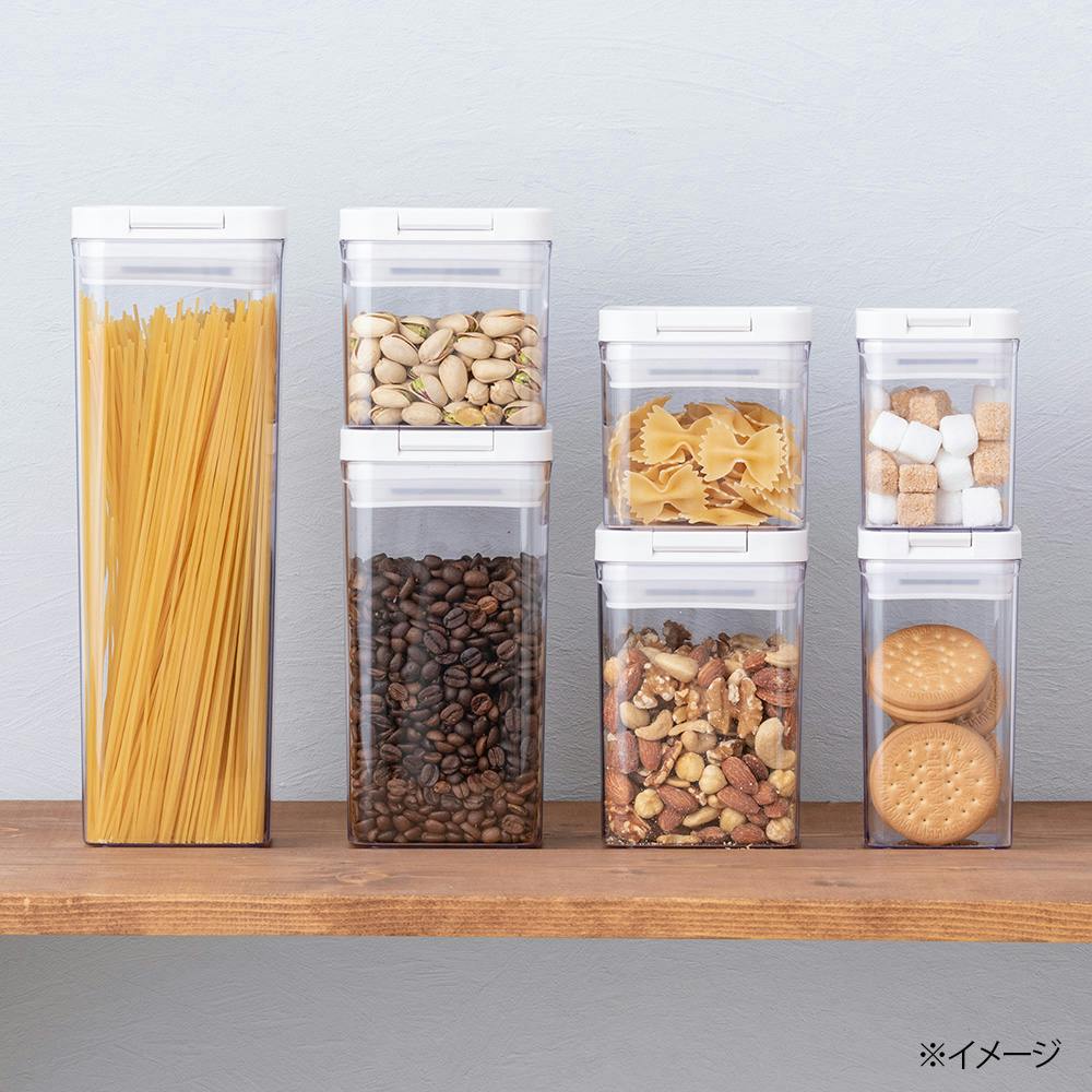 片手で開け閉めができる保存容器 L | 保存容器 通販