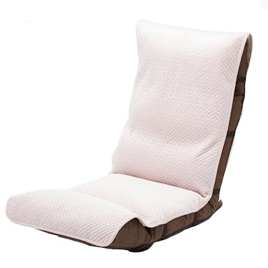 洗える倒れにくい座椅子専用クロスパッド ピンク