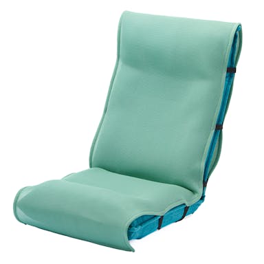 洗える倒れにくい座椅子専用メッシュパッド ミントグリーン