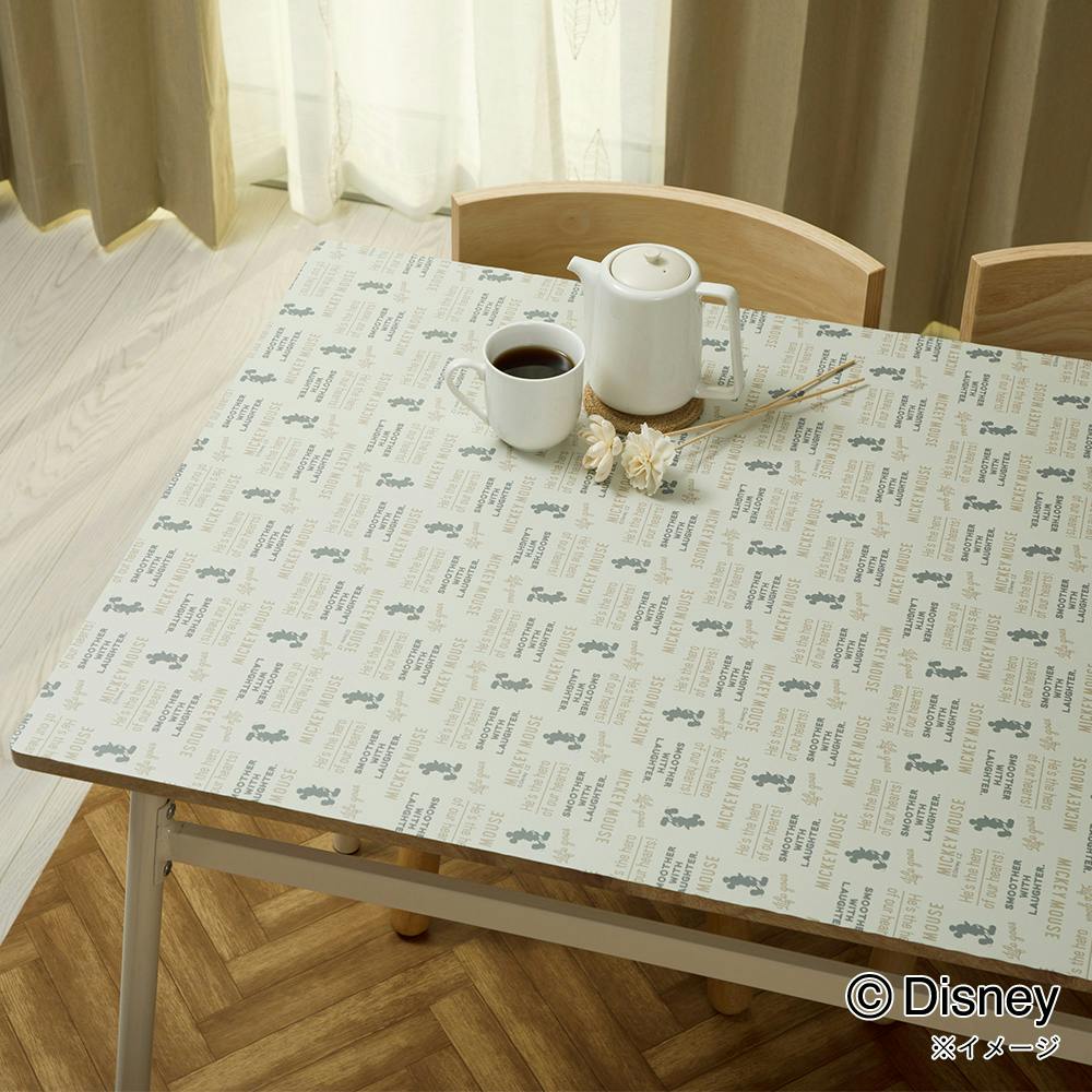 貼ってはがせるテーブルクロス ミッキーマウス 90×150cm