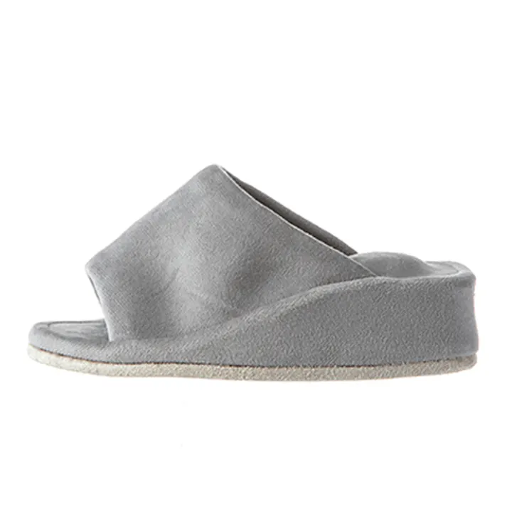 きれい映えスリッパ 底厚ミニグレー