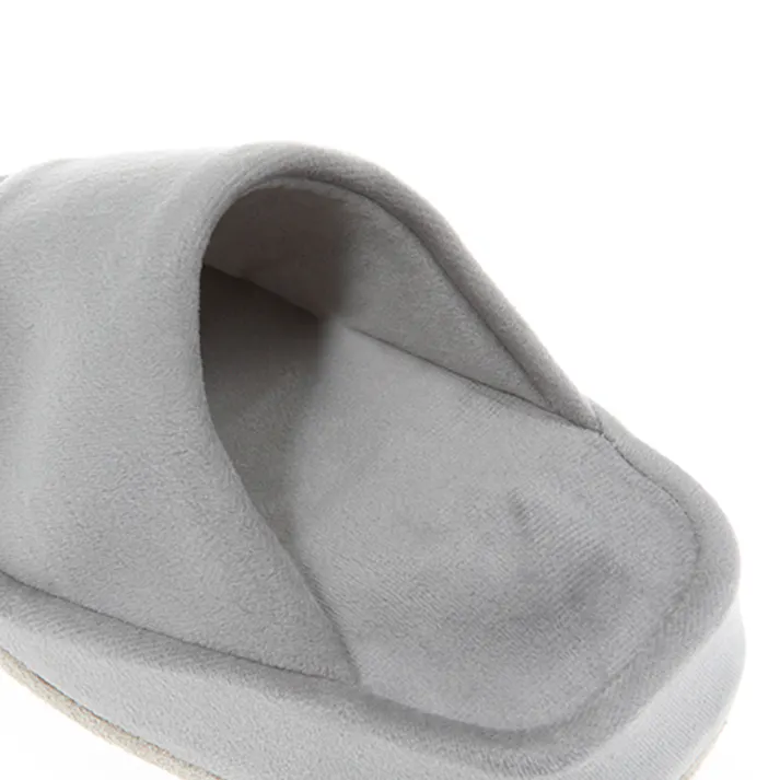 きれい映えスリッパ 底厚ミニグレー