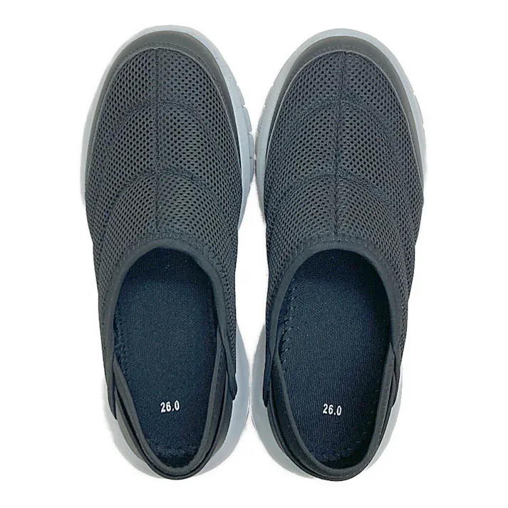 2WAYスリッポン ブラック 26cm