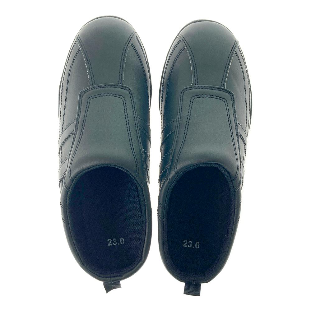 スライダースリッポン ブラック 23cm | 靴・シューズ・サンダル 通販