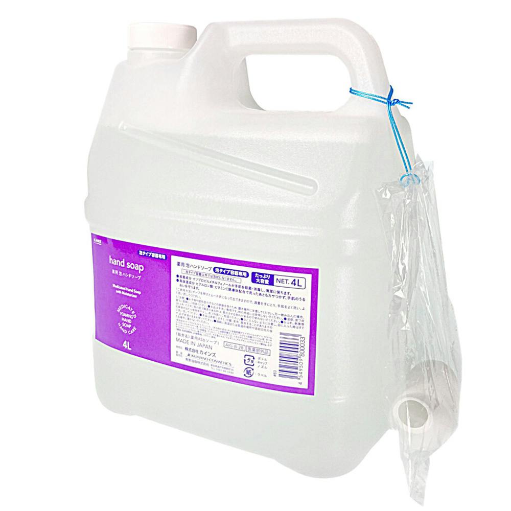まとめ）熊野油脂 柔軟剤入り 液体洗剤 4L 1本(×5セット) |b04