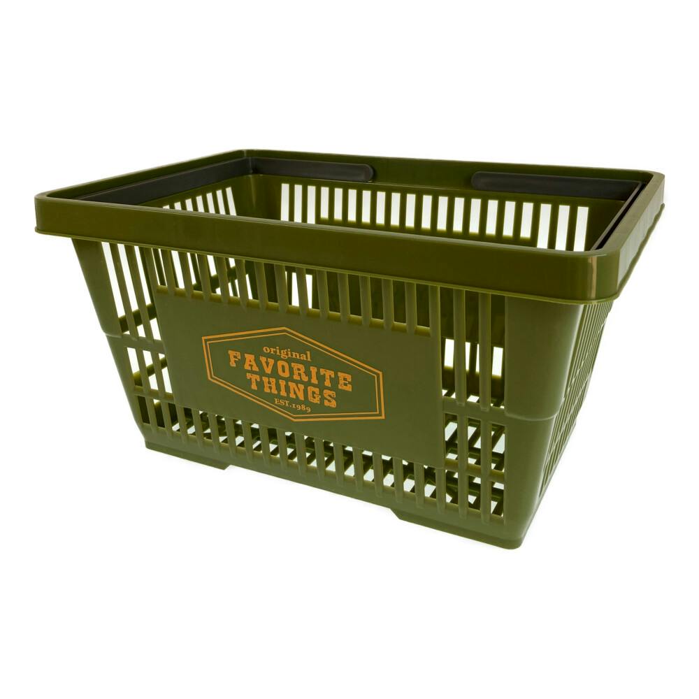 ☆きむかず商品☆5700円 kumimoku ツールバスケット カーキ 幅43cm 奥行29cm 高さ21cm | 作業