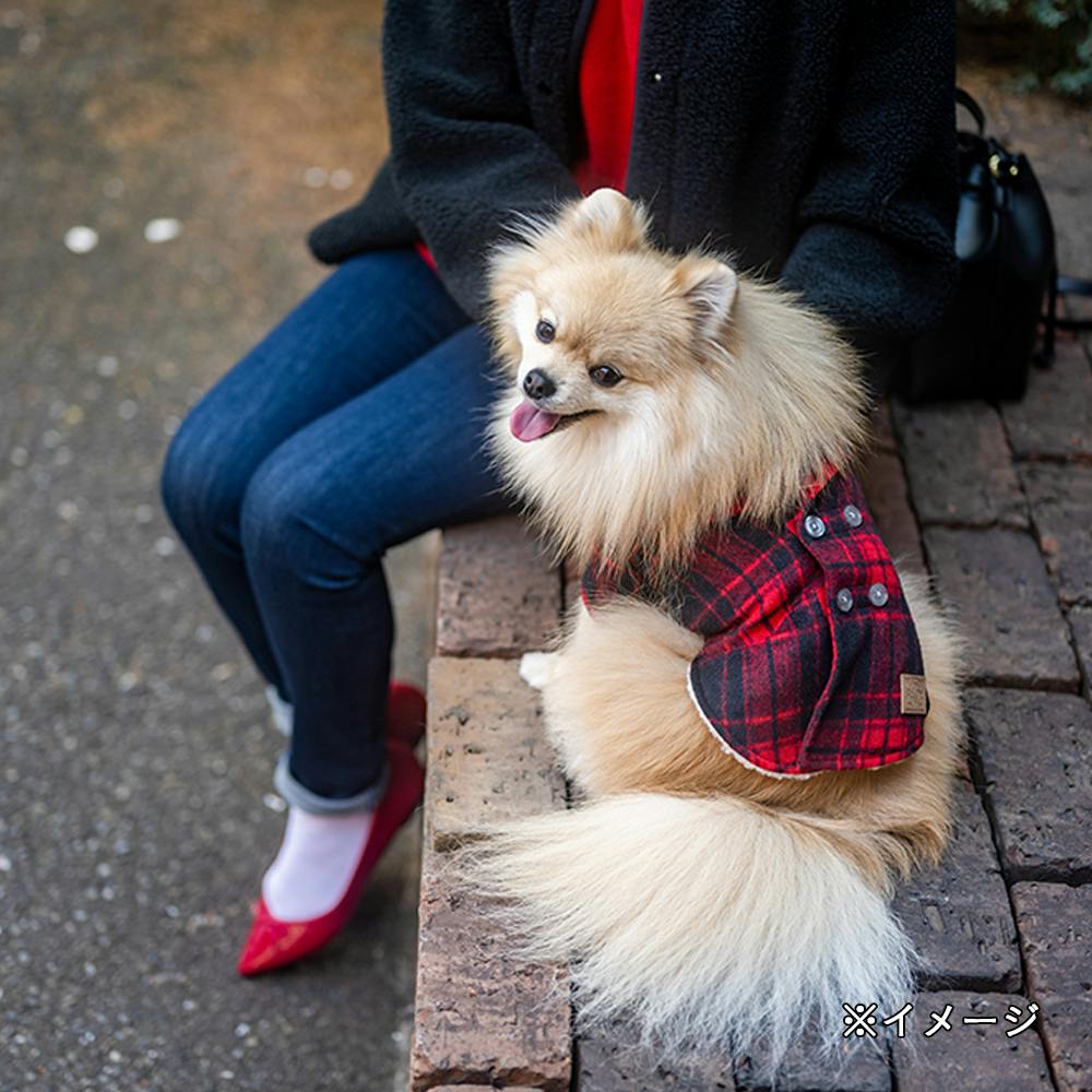 ピーコート タータンチェック SSサイズ ペット服(犬の服)(販売終了