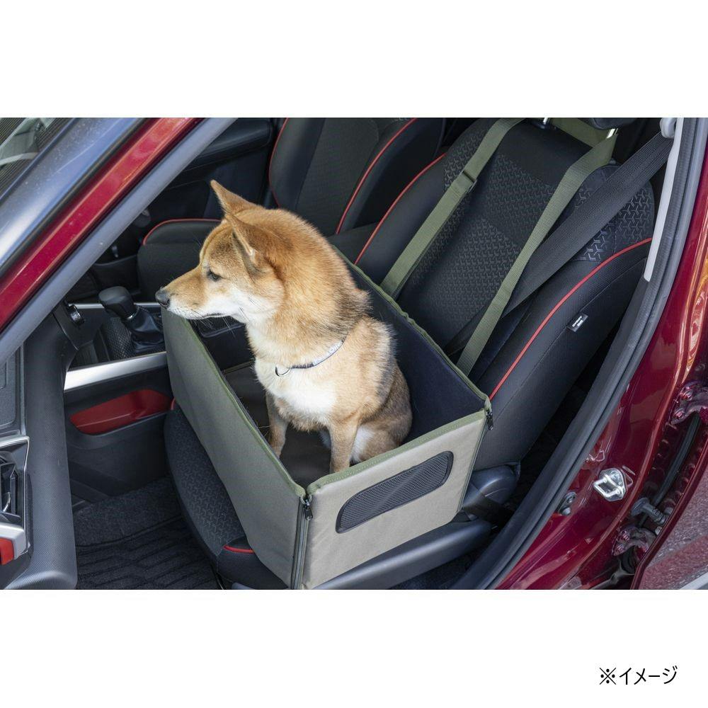 折りたためるドライブケース Mサイズ グリーン | ペット用品（犬