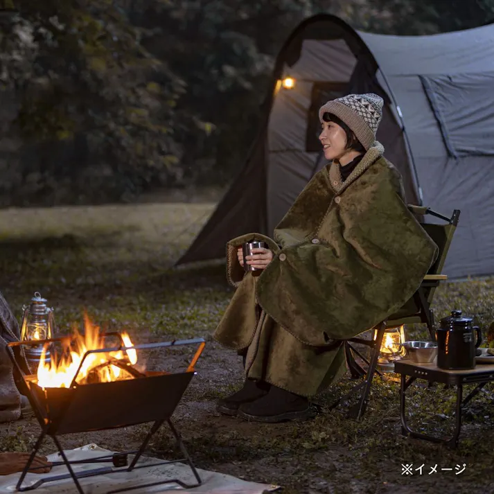 カインズ ローチェア カーキ