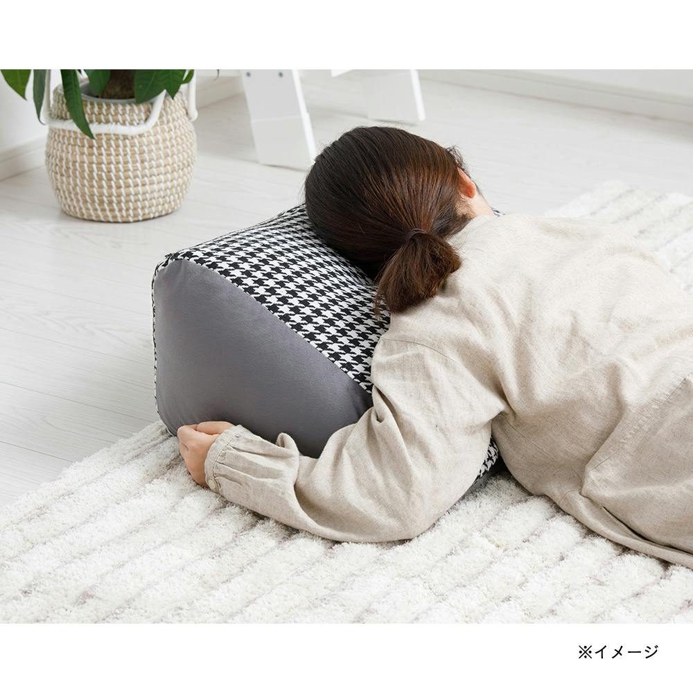 もちもちダブルクッション ＆pet グレー 直径約55cm