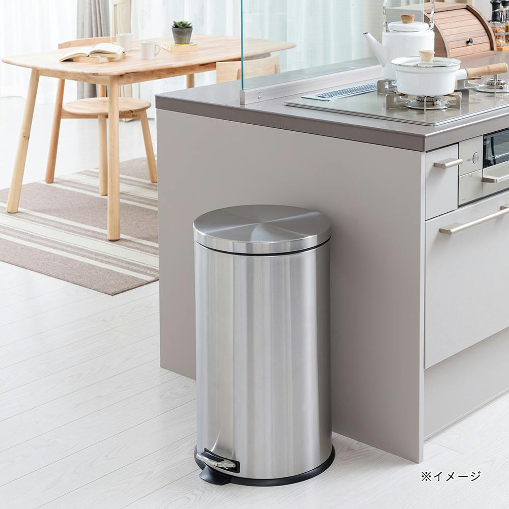 キッチン用抗菌分別ペダル 2段分別 40L | ゴミ箱・分類容器 通販 | ホームセンターのカインズ