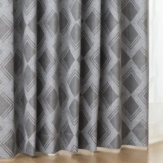 遮光カーテン ロンバスグレー150×178cm 2枚組