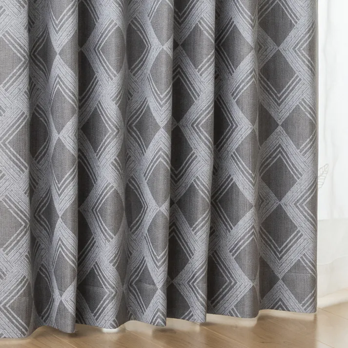 遮光カーテン ロンバスグレー150×230cm 2枚組