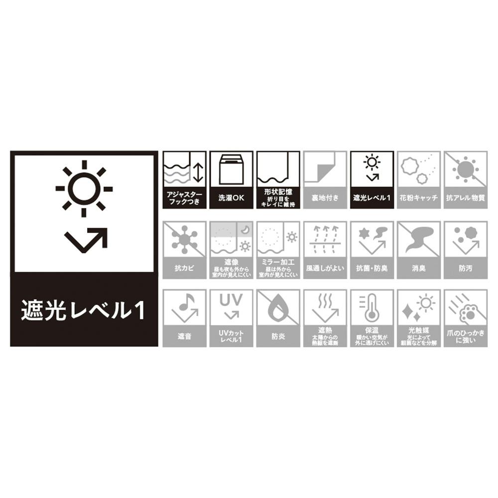遮光カーテン ペイズリーミントグリーン 100×135cm 2枚組 | カーテン