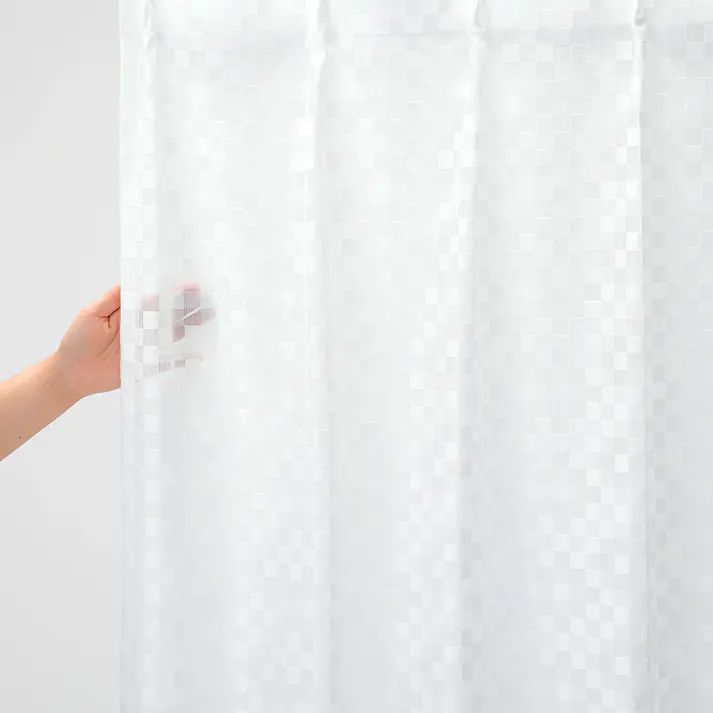 遮像 スクエア 100×108cm 2枚組 レースカーテン