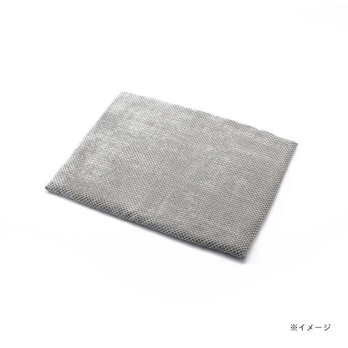低反発バスマット 替えカバー グレー 45×60cm