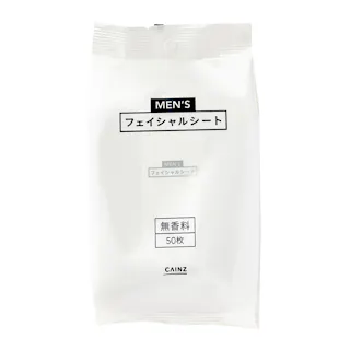 CAINZ メンズ フェイシャルシート ノンメントール 無香料 50枚入