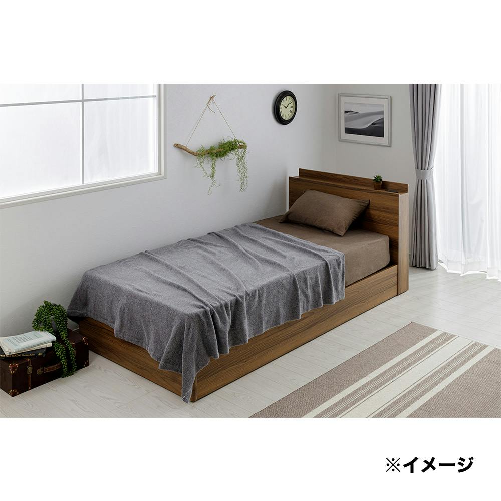 パイルが抜けにくいタオルケット グレー 140×180cm(販売終了) | 布団