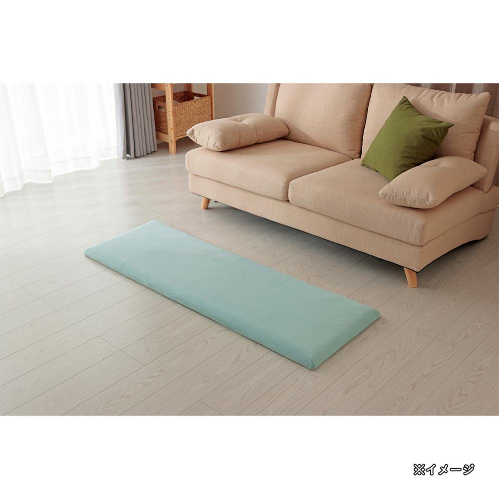 flatty ミニラグ ブルー 50×150cm | ラグ・カーペット・マット