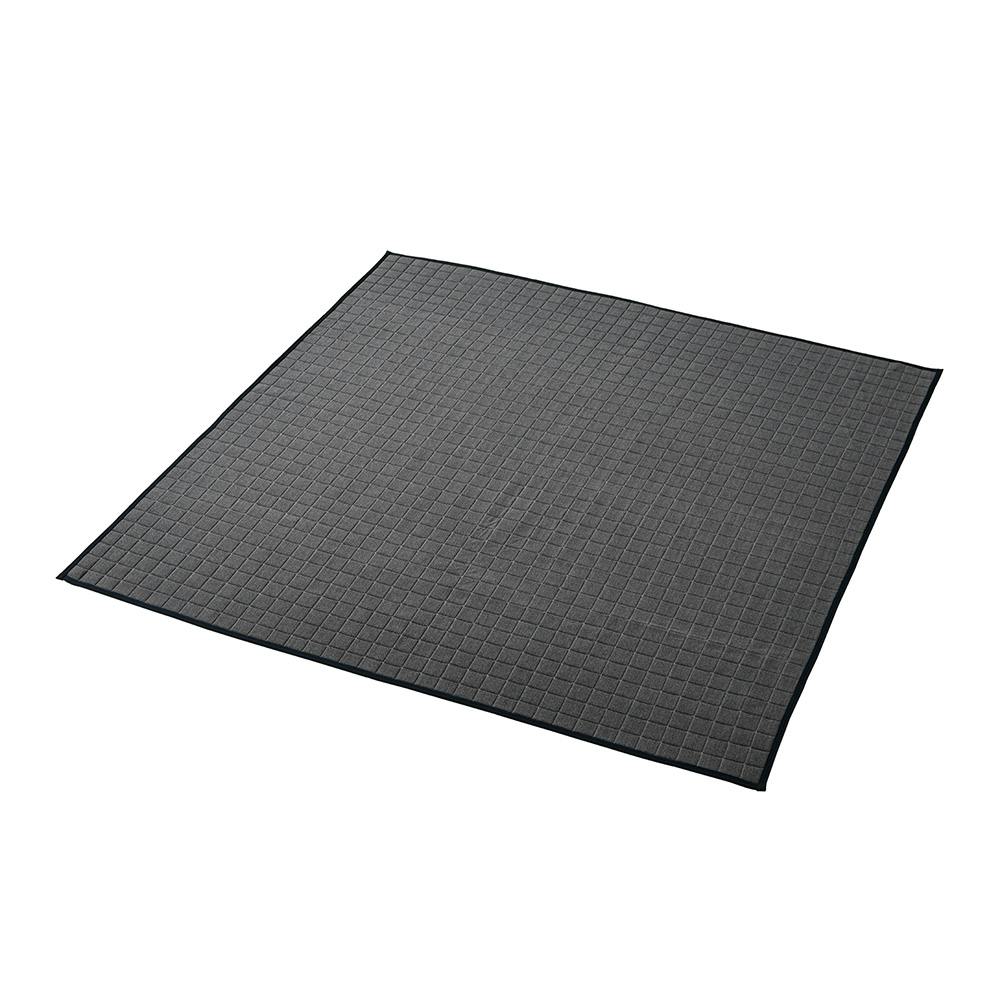 ズレにくいウルトラデオクールラグ グレー 190×240cm(販売終了