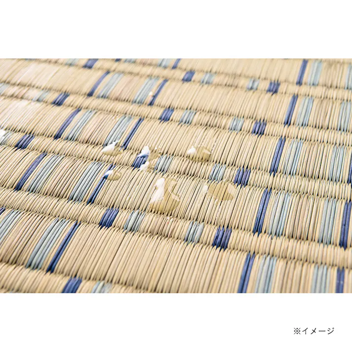 撥水い草上敷 杏ライン 江戸間 2帖