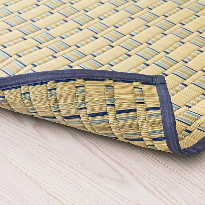 撥水い草上敷 杏ライン 江戸間 3帖