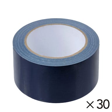 【ケース販売】カインズ カラー布粘着テープ 幅50mm×長さ25m ブルー