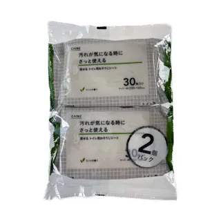 カインズ 流せるトイレ用おそうじシート ミントの香り 30枚×2個パック