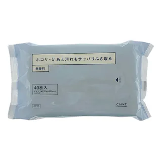 カインズ ウェット フロア用おそうじシート 無香料 40枚