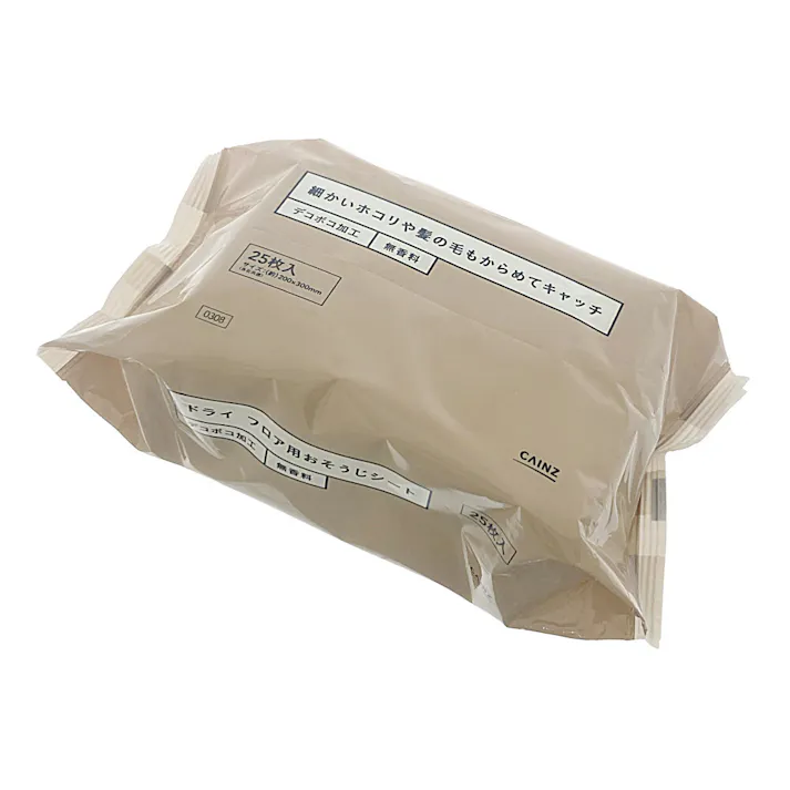 カインズ デコボコ加工 ドライ フロア用おそうじシート 25枚