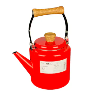 ホーローケトル 2.4L レッド