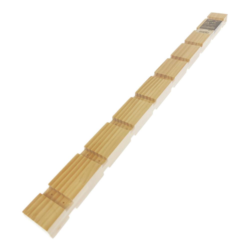 カインズ パイン支柱18ミリ用 両溝 幅60mm 長さ900mm 厚さ33mm