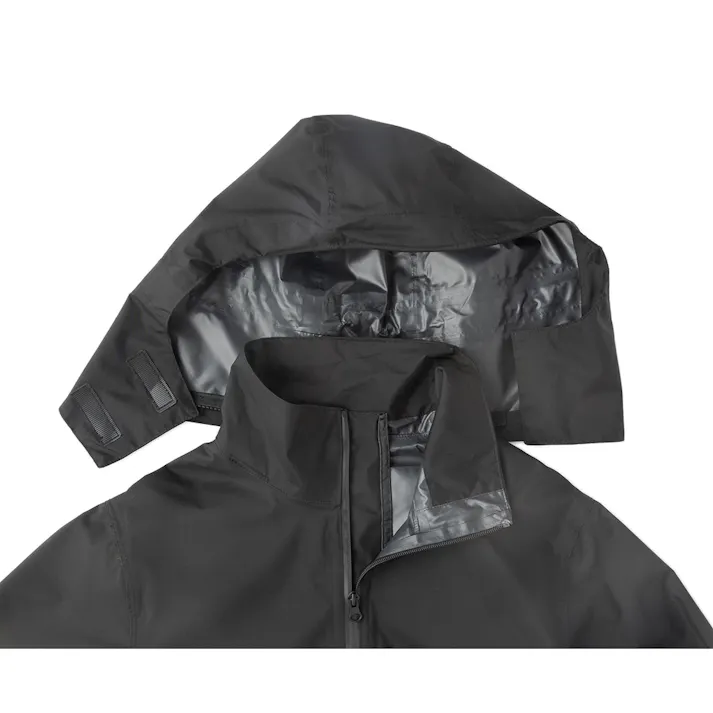 カインズ バッグイン透湿レインスーツ ブラック S(販売終了)