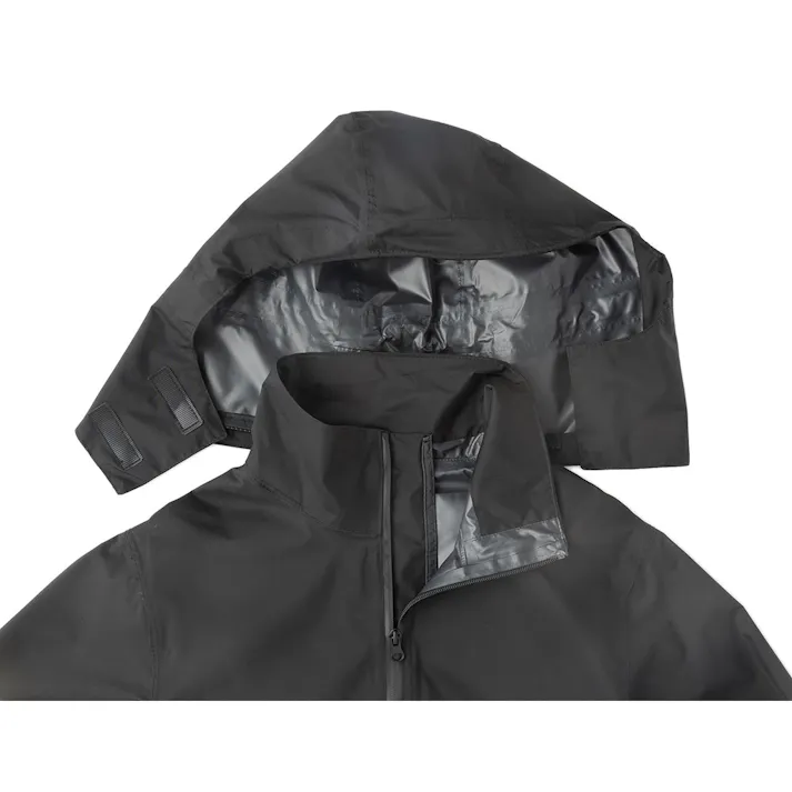 カインズ バッグイン透湿ロングレインコート ブラック L(販売終了)