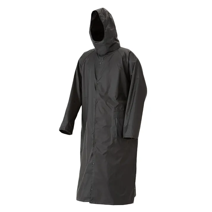 カインズ アクティブロングレインコート ブラック L