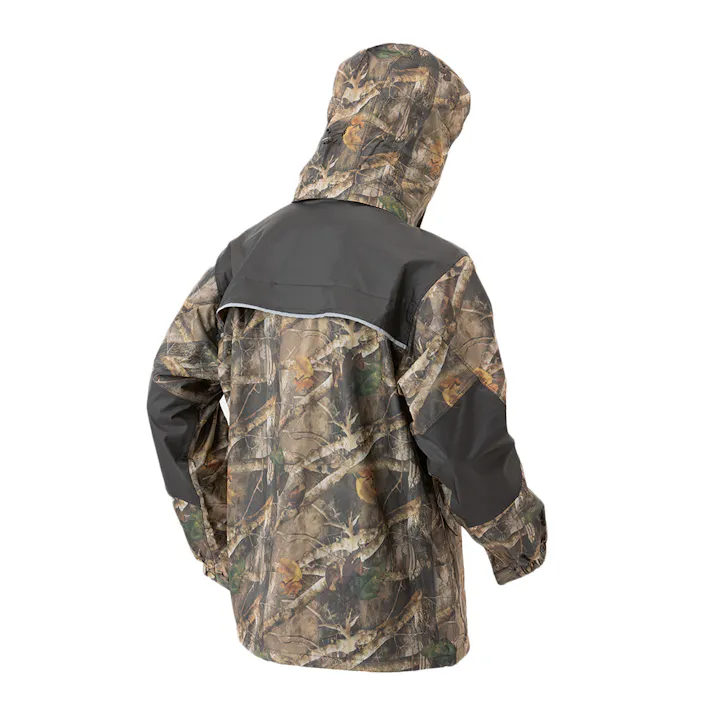 カインズ 補強切替リップストップレインスーツ ハンター柄 LL