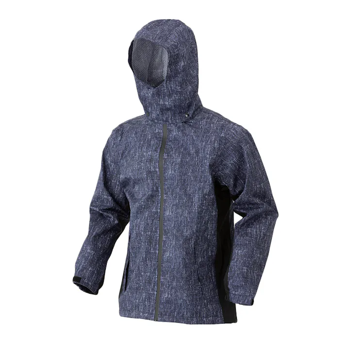 カインズ 透湿レインスーツ 杢ネイビー L