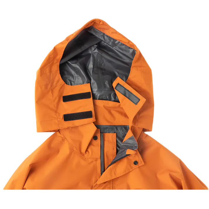 カインズ 透湿ストレッチレインスーツ オレンジ LL