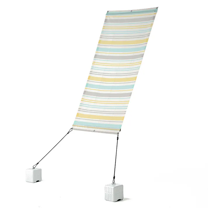 日除け 汚れを拭き取りやすいサンセイルタープ ピントボーダー 100×200cm UVカット率: 76.5%(販売終了)