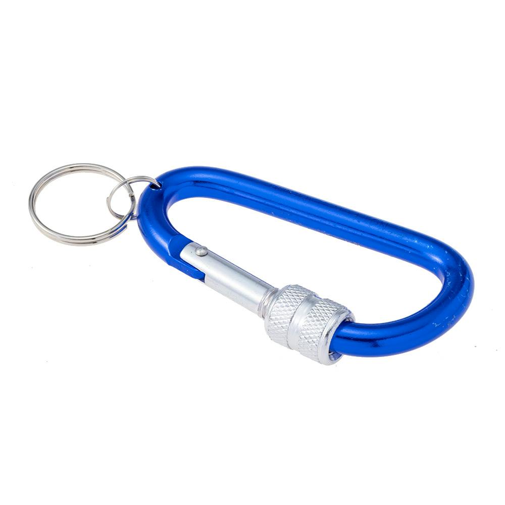 アルミロックカラビナ ブルー KB4-BL チェーンパーツ アルミロックカラビナ ブルー KB4-BL チェーンパーツ