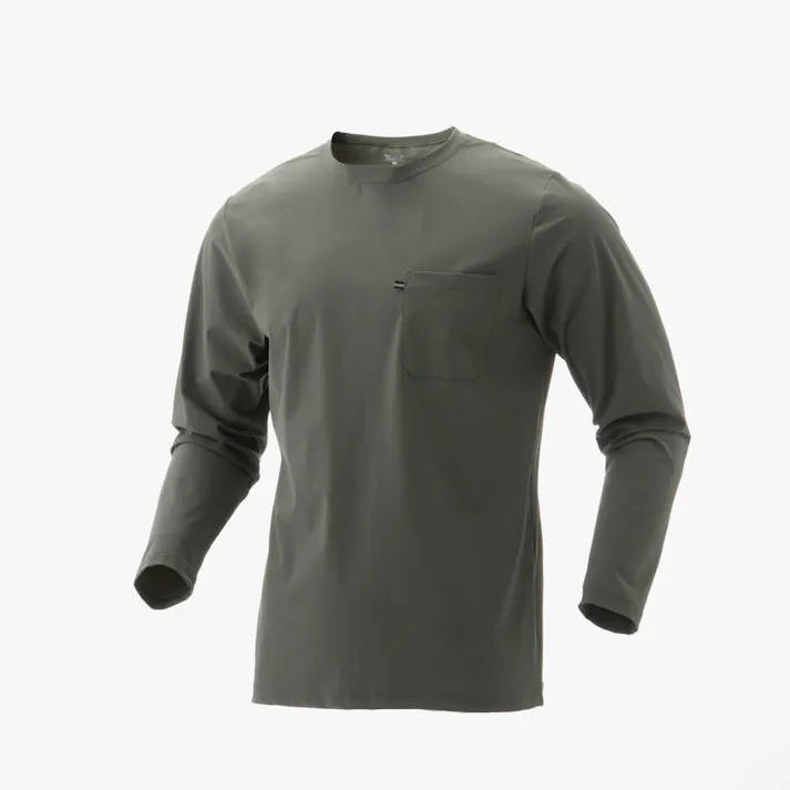ACTIVEMOVER Tシャツ長袖 カーキ M