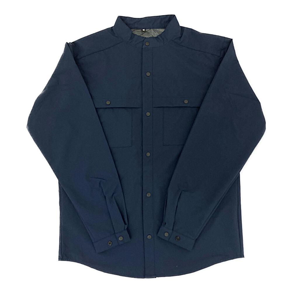 ACTIVEPROOF シャツブルゾン M ネイビー