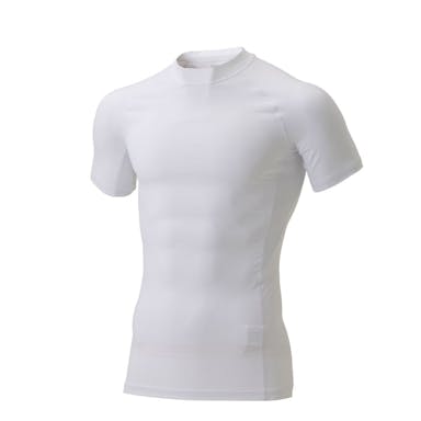 接触冷感コンプレッションシャツ 半袖 ホワイト M