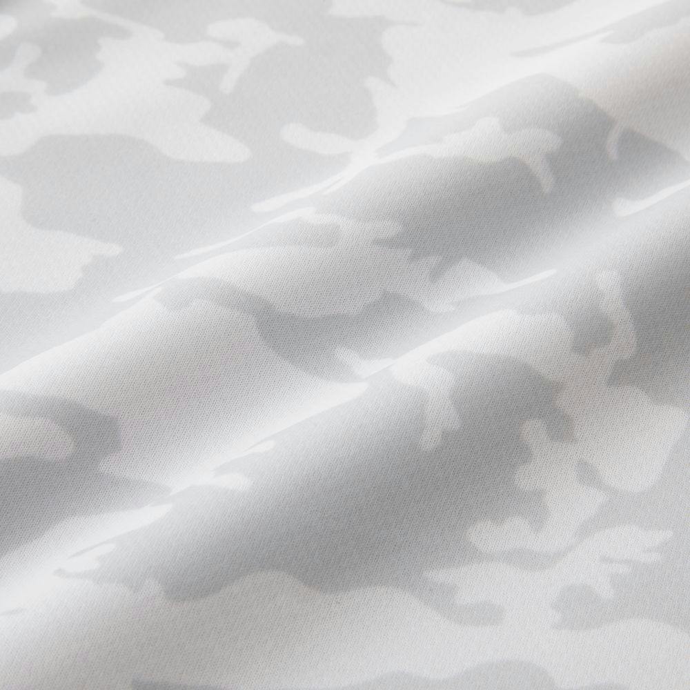 スピードドライ メッシュ切替Tシャツ 長袖 ホワイトカモフラ L | 作業