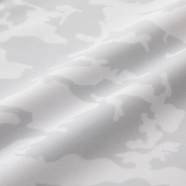 スピードドライ メッシュ切替Tシャツ 長袖 ホワイトカモフラ 3L