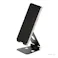 カインズ 三つに折りたためるアルミスマホスタンド ブラック