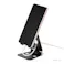 カインズ 三つに折りたためるアルミスマホスタンド ブラック