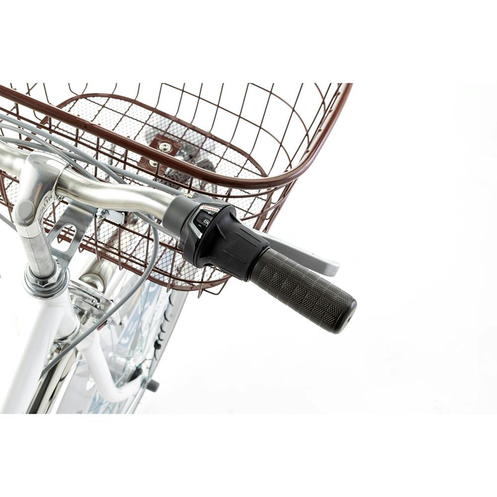 自転車 27インチ ママチャリ シティサイクル 切換付き Avec Vent KiLaLi キラリ パンクしにくいタイヤ ☆ PayPay(ペイペイ)決済可能 ☆ 札幌市 清田区 平岡 自転車】キラリ KiLaLi2 パンクしにくいクロスバイク 27インチ 外装6段