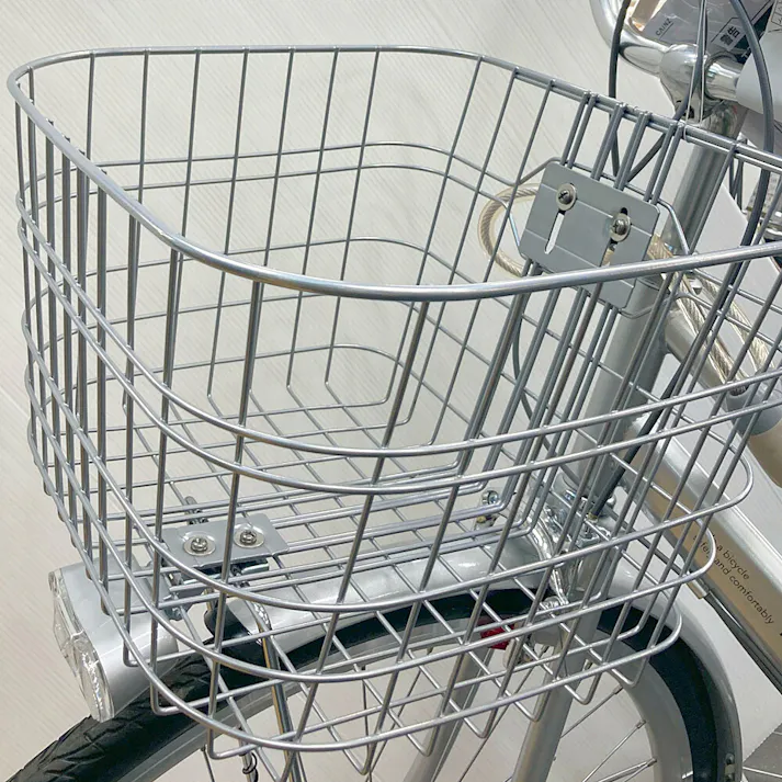 【自転車】パンクしない軽快車 27インチ 内装3段 シルバー