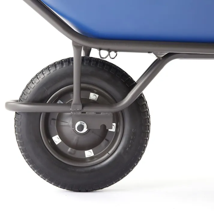 カインズ コンテナを載せやすい浅型一輪車 ノーパンク ブルー CKI-01【SU】